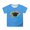 Sky Blue, variant on Hiijoy Toddler Girls Graduation Graphic T-Shirt Short Sleeve Crewneck T Shirt, Sizes 3-13