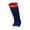 Dark Blue, variant on Kids Soccer Socks Striped Knee High Tube Socks Football Uniform Sports Socks for Boys Girls