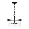 thumbnail image 5 of Capital Lighting 248741MB Fuller 4 Light 15" Wide Semi-Flush Drum Ceiling Fixture - Black, 5 of 7