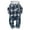 Black, variant on ZOEREA Toddler Baby Boys Clothes Outfits Kids Hoodie Flannel Shirts Set Plaid Hooded Tops +Jeans Pants Fall Winter 2-6T