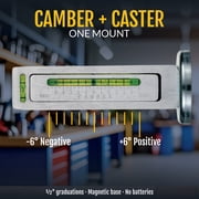 AutoSolo Camber Caster Gauge, +6 to -6 Degree Range, Magnetic Wheel Alignment Tool, Home Garage Alignment