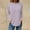 Green, variant on Womens Solid Color Long Sleeve Shirt Round Neck Tops Casual Loose Fit Tshirt Classic-Fit Pullover Tees