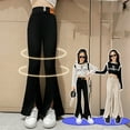 thumbnail image 2 of Nmmacb Kids Flare Leggings for Girls Spring 4-14 Years Autumn Bell Bottoms Wide Leg Flare Pants Teen Casual Soft Stretchy Waist Trouser Fashionable Bell Bottom, 2 of 7