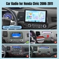 thumbnail image 2 of Radio de coche Leadfan para Honda Civic 2006-2011 con Wireless Carplay, 2 of 8