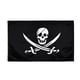 thumbnail image 3 of Bandera pirata de Jolly Roger, Calavera, huesos y espadas de sable cruzado, 90x150cm, bandera pirata de Jack Rackham, hermanos de la costa, envío gratis, 3 of 4
