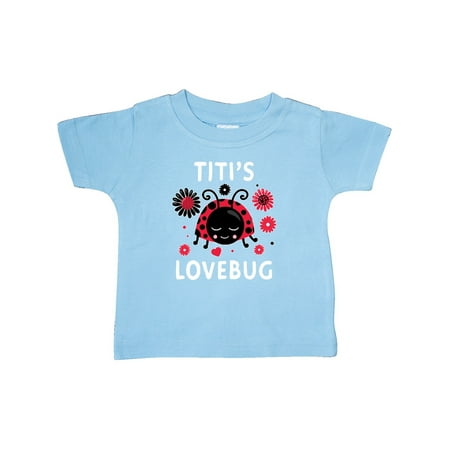 

Inktastic Valentine s Day Titi s Lovebug Gift Baby Boy or Baby Girl T-Shirt