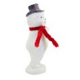 thumbnail image 3 of Christmas Snowman With Tree! Polyresin Top Hat Scarf Glitter 107730, 3 of 3