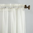 thumbnail image 2 of Mainstays Marjorie 1-Piece Sheer Voile Rod Pocket Curtain Panel, 59"x84", Ivory, 2 of 7