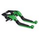 thumbnail image 1 of Palancas de freno y embrague cortas Unique Bargains para APRILIA SHIVER 900 2017-2020, palanca de freno ajustable en 6 posiciones, aleación de aluminio T6 6061, verde, 1 juego, 1 of 7