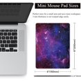 thumbnail image 2 of SHILIU-Small Mouse Pad, Mini Mouse Pad 6 X 8 Inch with Non-Slip Rubber Base for Keyboard Tray Laptops Wireless Mouse Home Office Travel, Washable & Portable (Nebula), 2 of 4