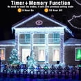 thumbnail image 3 of Guirnalda de luces navideñas Vivideal, 10 m, 100 LED, 8 modos, resistente al agua, 3 of 6