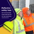 thumbnail image 3 of serony Skull Caps for Men Reflective Liner Solid Color Winter Beanie Warm Multifunction Windproof Coldness Protection Casual Cycling Neon Yellow, 3 of 6