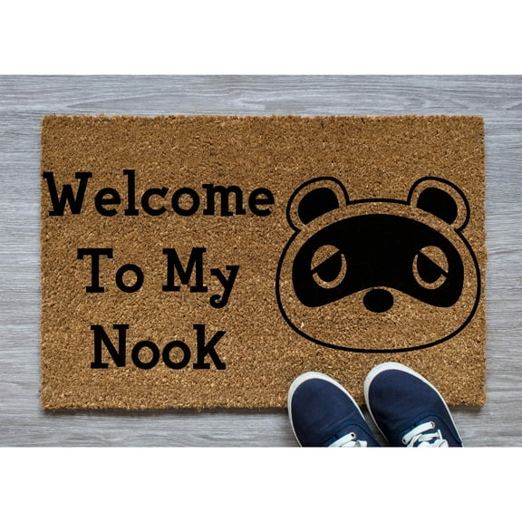 Doormat Welcome To My Nook Welcome Mat Funny Moving Gift New Homeown (18" x 30") #5137