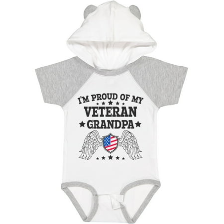 

Inktastic I m Proud of My Veteran Grandpa Gift Baby Boy or Baby Girl Bodysuit
