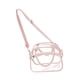 thumbnail image 3 of Bolso de hombro de PVC con correa ajustable extraíble, impermeable, cruzado, transparente Rosa, 3 of 9