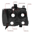 thumbnail image 3 of DNA Motoring For 07-14 Chevy Tahoe Suburban Avalanche Chrome Clear Corner Headlight Lamps Pair, 3 of 8
