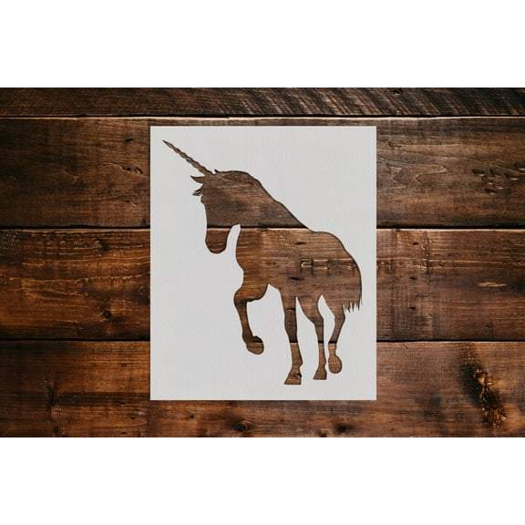 Unicorn Stencil (5"x6")