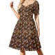 thumbnail image 2 of Vestido de manga corta de whisky bourbon de Kentucky, ropa de fiesta, ropa, vestido, 2 of 7