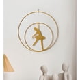 thumbnail image 4 of Nvzi Metal Wall Art Decor for Living Room, Home Decor Living Room Wall Decor, Silhouette Wall Art(Black), 4 of 5