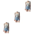 thumbnail image 1 of Advancent Poliéster Viaje con confianza Vestido sin mangas elástico con cintura modificada clásica Diseño clásico Conveniente LightBlue XL 1 Type1 NO1, 1 of 6