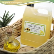 Dr. Adorable - UNREFINED Sunflower Seed Oil - 100% Pure Organic Cold Pressed Extra Virgin - 32 oz