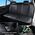 thumbnail image 6 of Car Seat Cover for Ford Mustang mach-e 2022, PU Leather 5 Piece Full Set Scratch & Wear Resistant Protect & Upgrade Car Seats, Red Edge Car Seat Covers, The GT model is not suitable, 6 of 9
