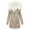 Khaki, variant on Winter Coats for Women Winter Warm Jackets Plus Size Fleece Lined Thick Overcoat Hooded Puffer Down Jacket Zipper Parka Coat