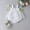White, variant on Lujianch Girls Sleeveless Solid Color Butterfly Tulle Ruffles Romper Bodysuits Girls Lace Rompers Size 0-3 Months