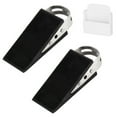 thumbnail image 2 of Heavy Duty Door Stopper, Anti-Vibration For Heavy Doors, Odorless Rubber And Stainless Steel Handle, Suitable For Versatile Use, 2 of 8