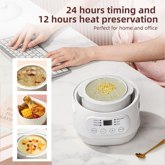 slow cooker,And Cooker 1-3 Quart 200w Warmer With Ceramic Pot Cooker 1 Quart 24h And Cooker Warmer With Ceramic Slow Cooker 1 200w Warmer With Pot 24h And Ceramic Pot 24h 1 Quart 200w