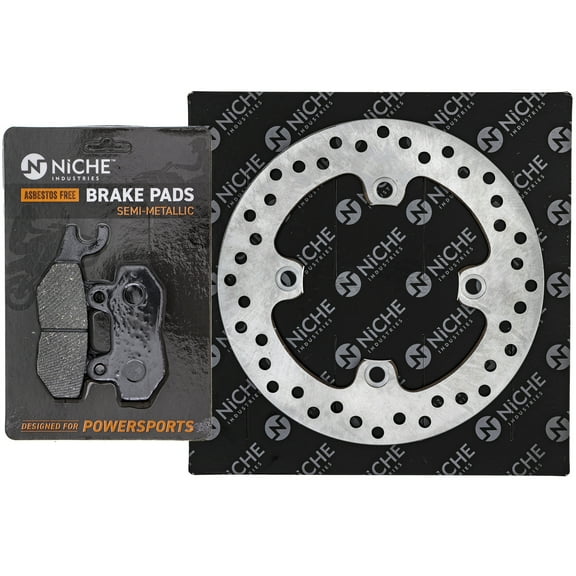 Niche Rear Right Brake Rotor Pad Kit for Triumph T2020555 T2025200 Motorcycle MK1007005