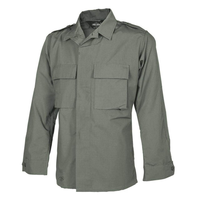 Camisa Tru-Spec Táctica de Manga Larga en Ripstop Poliéster-Algodón
