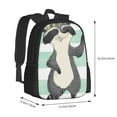 thumbnail image 4 of Hirioo Cute Raccoon for Minimalist Backpack Large Capacity Backpack Travel Backpack For School, 4 of 8