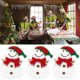 thumbnail image 5 of 10 Uds. Parches de tela navideña, accesorios de decoración para festivales de tela no tejida (muñeco de nieve de Navidad), 5 of 8