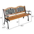 thumbnail image 6 of iTopRoad Garden Bench Park Bench for Kids Outdoor Benches, 6 of 10