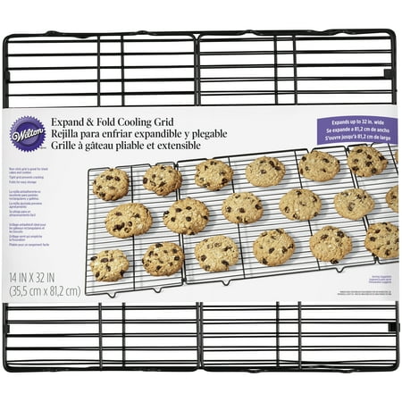 Nordic Ware Non Stick Cooling Rack - Wilton Expand and Fold 16-Inch Non-Stick Cooling Rack