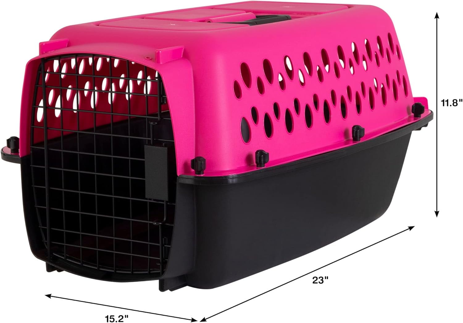 その他 pet a porte Aspen Pet Plastic Pet Porter Multicolored 10 in. H X 12.6 in