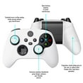 thumbnail image 3 of PlayVital White Pure Series Anti-Slip Silicone Cover Skin for Xbox Series X Controller, Soft Rubber Case Protector for Xbox Core Wireless Controller with White Thumb Grip Caps, 3 of 8