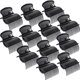 thumbnail image 1 of Hot Roller Clips Hair Curler Claw Clips Replacement Roller Clips for Women Girls Hair Section Styling (12 Pieces, Black), 1 of 4