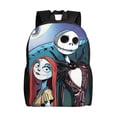 thumbnail image 1 of The Nightmare Before Christmas Backpack Laptop School Bag College Student Satchel Lightweight Basic Backpack, 1 of 1
