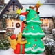 thumbnail image 4 of Perro inflable navideño COMIN Papá Noel con forma de reno, 2,2 m, 4 of 6