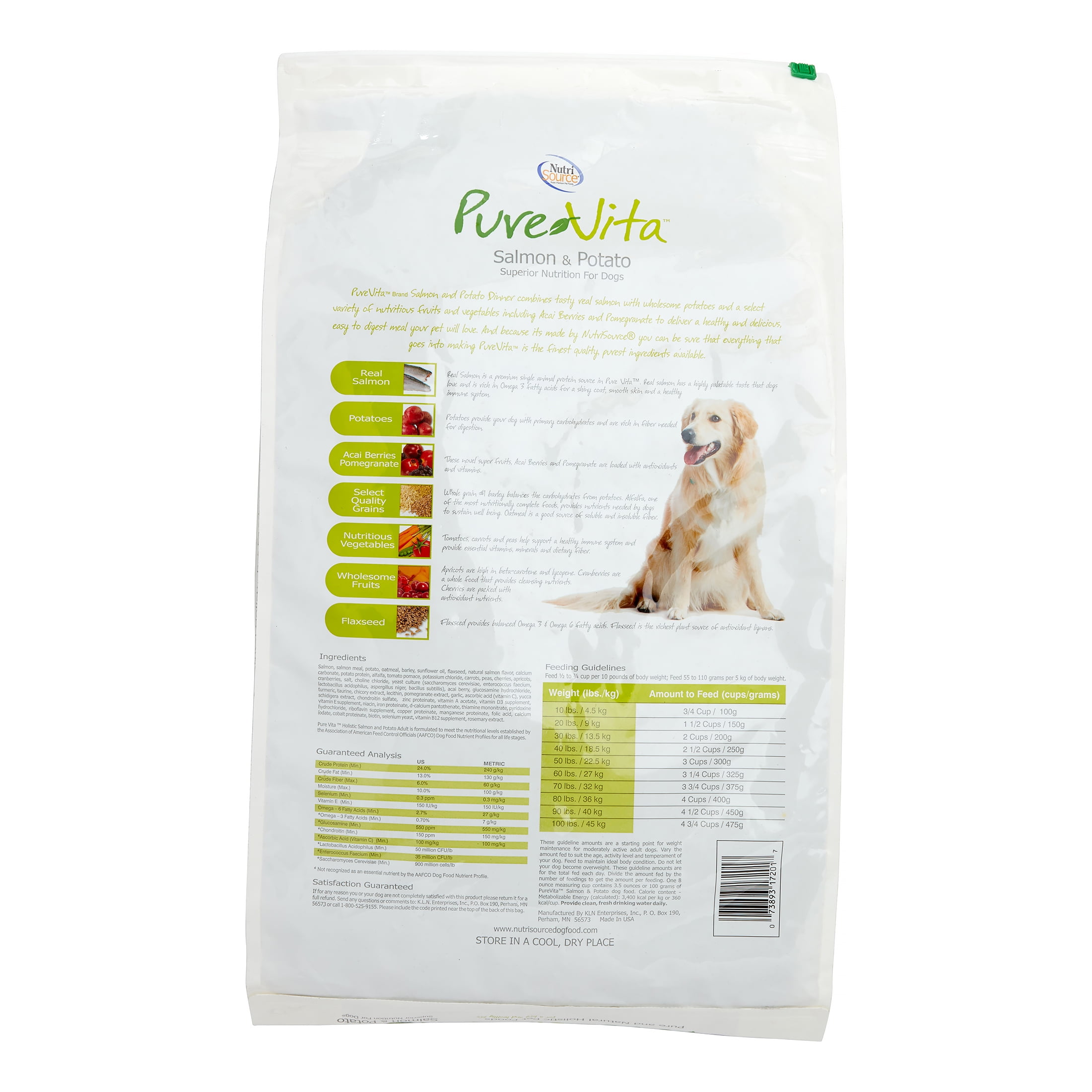 pure vita salmon dog food
