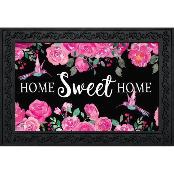 Briarwood Lane Spring Doormat 30x18 Indoor Outdoor Home Sweet Home Hummingbirds For Spring Doormat