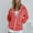 Watermelon Red, variant on Antqov Hoodies for Women, Solid Color Zip Up Fleece Drawstring Tops with Pockets, Outdoor Loose Running Fall Trendy Sweatshirts