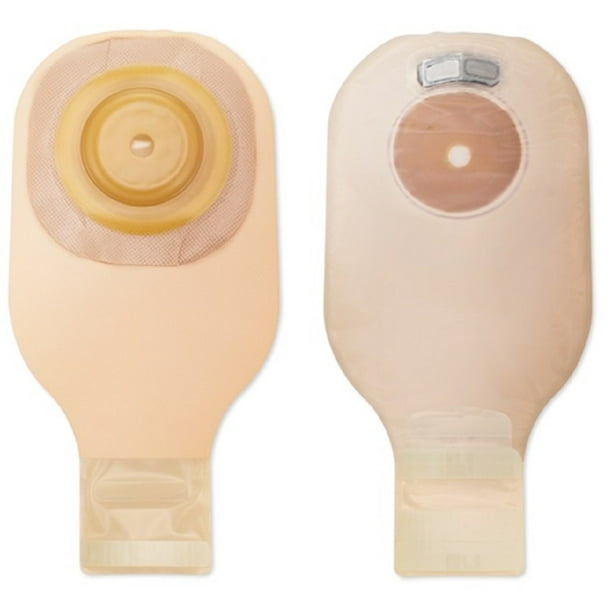 Hollister Premier One Piece 12 Drainable Ostomy Pouch Convex Flextend Barrier Lock N Roll Closure Tape Filter Opening Cut To Fit 1 1 28 Beige Box Of 5 Walmart Com