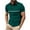 Mens T Shirts Army Green, variant on Golf Shirts for Men Short Sleeve Tshirts Shirt Mens Casual Color Block Pullover Button Collared Breathable Going-Out Athletic Workout Tees Tops