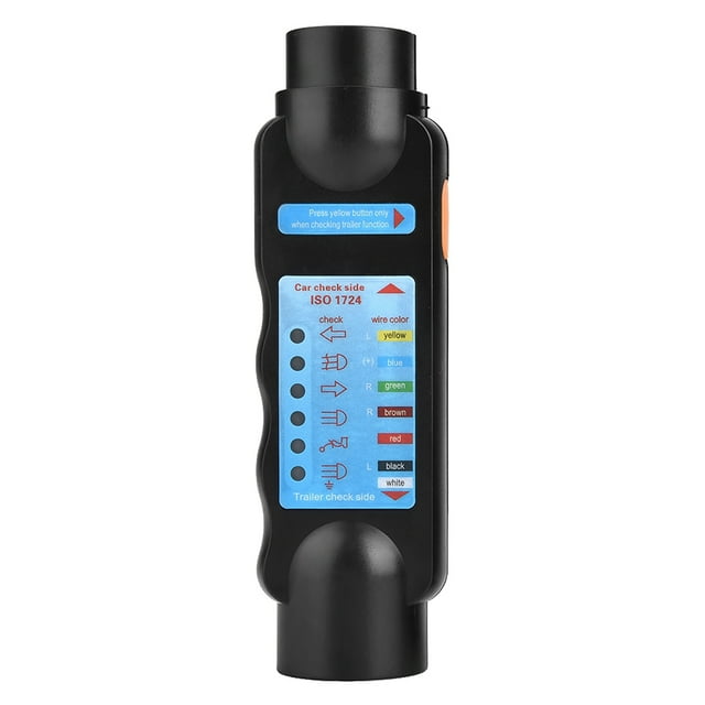 13 Pin Trailer Socket, Durable Waterproof ABS+Brass Trailer Socket Tester For Bicycles For