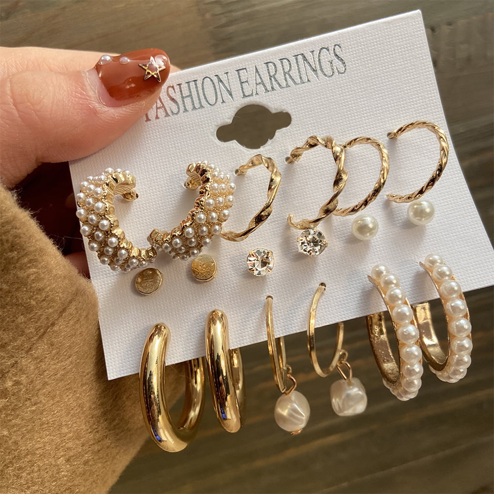Earrings for Women Girls, Trendy Jewelry Fashion Earrings Set for Birthday  Party Christmas Jewelry Gift - Walmart.com
