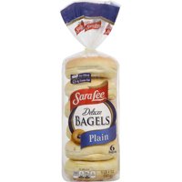 Sara Lee Plain Delux Bagel 6pack 20oz