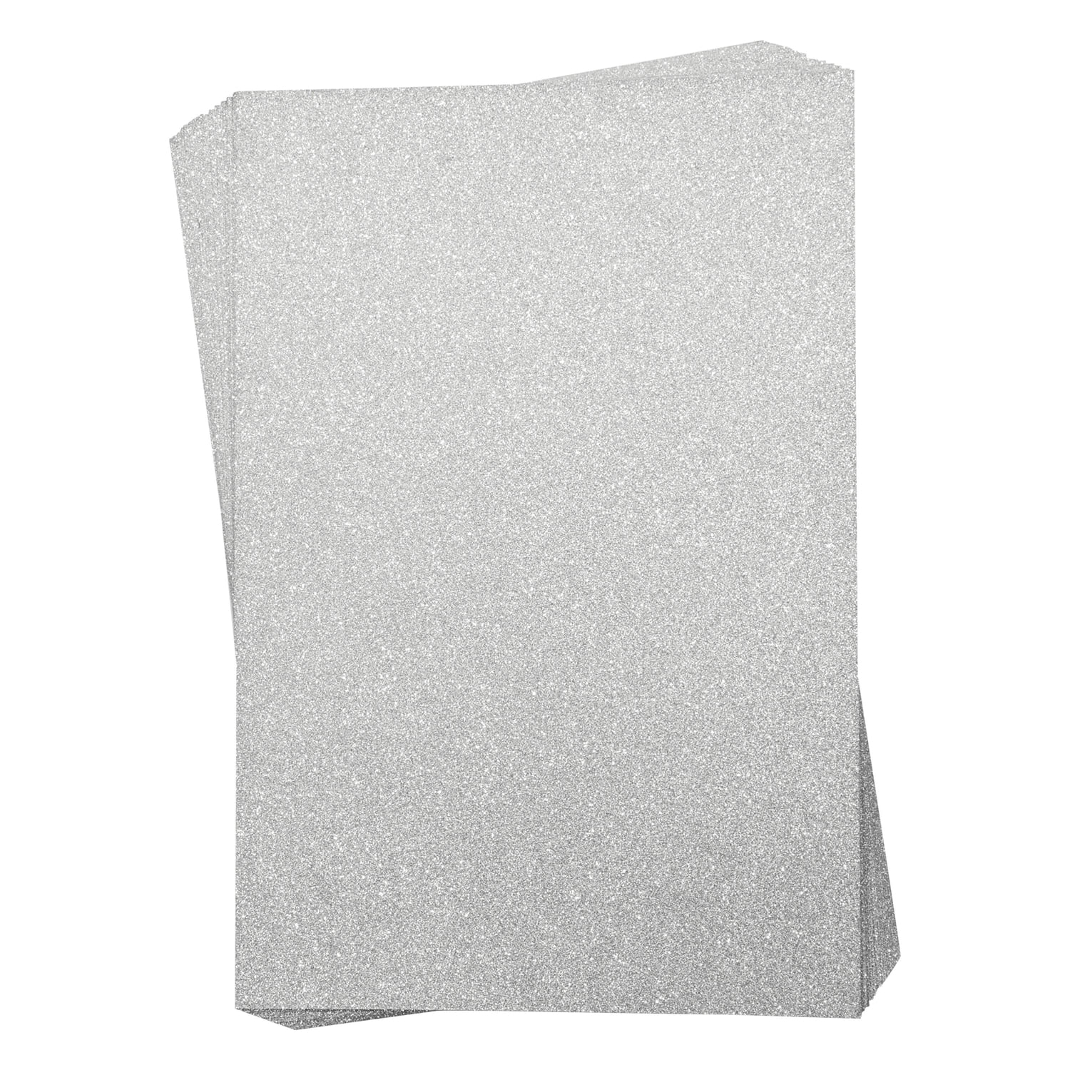 24 Sheets Silver Glitter Cardstock Paper for Scrapbooking, Arts, DIY Sparkle Crafts, 250gsm, Double-Sided (8 x 12 In) 24 Sheets Silver Glitter Cardstock Paper for Scrapbooking, Arts, DIY Sparkle Crafts, 250gsm, Double-Sided (8 x 12 In)